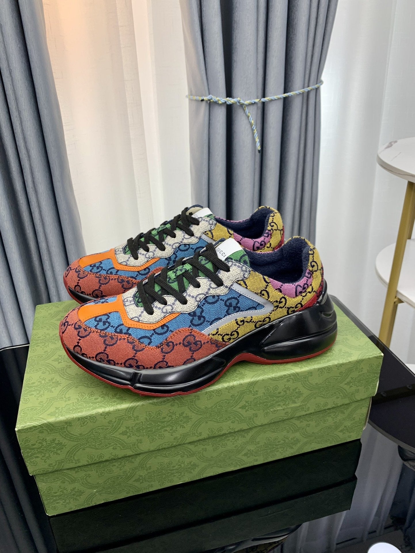 Gucci Lambskin Leather Sneakers