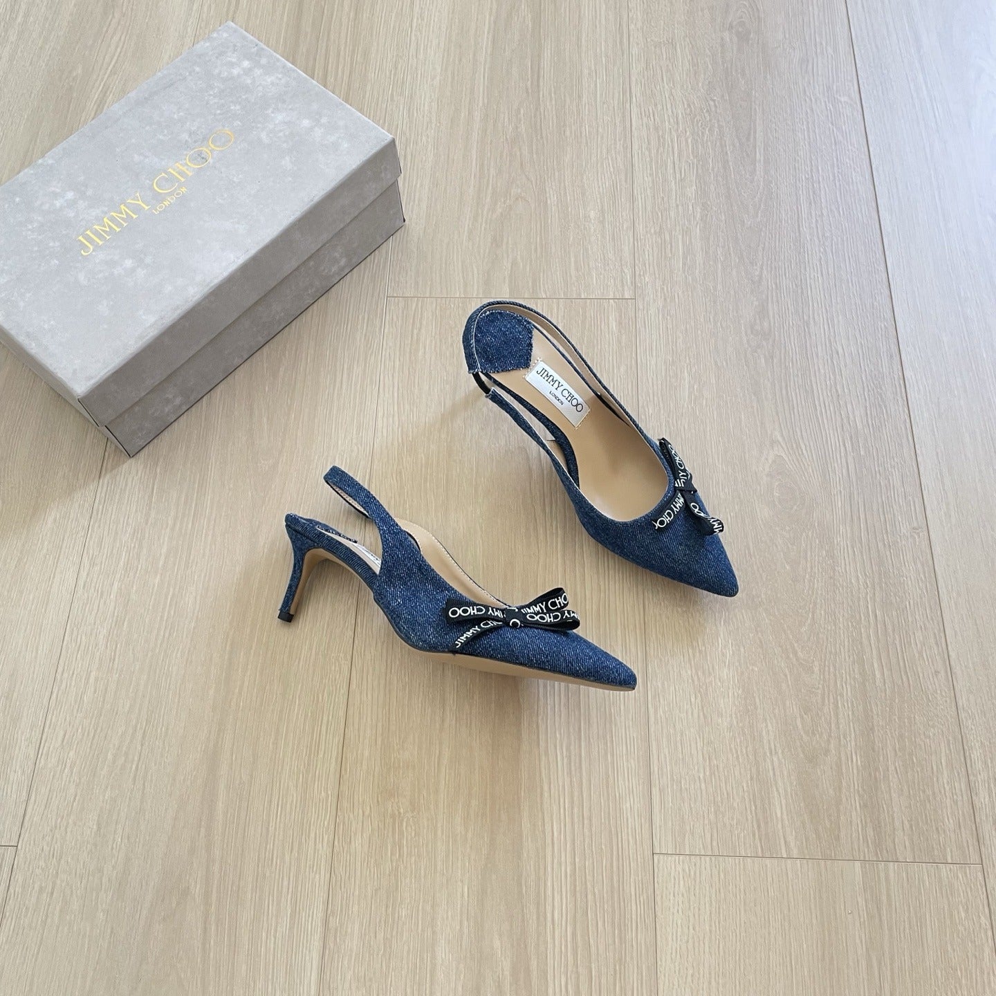 Jimmy Choo Patent Leather Bow Sandals