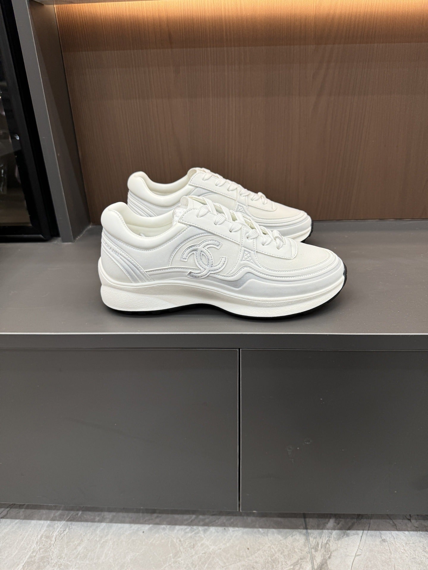 Chanel Canvas Logo Shoes