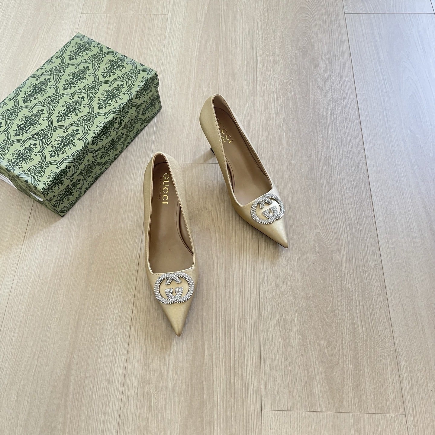 Gucci Crystal Heels