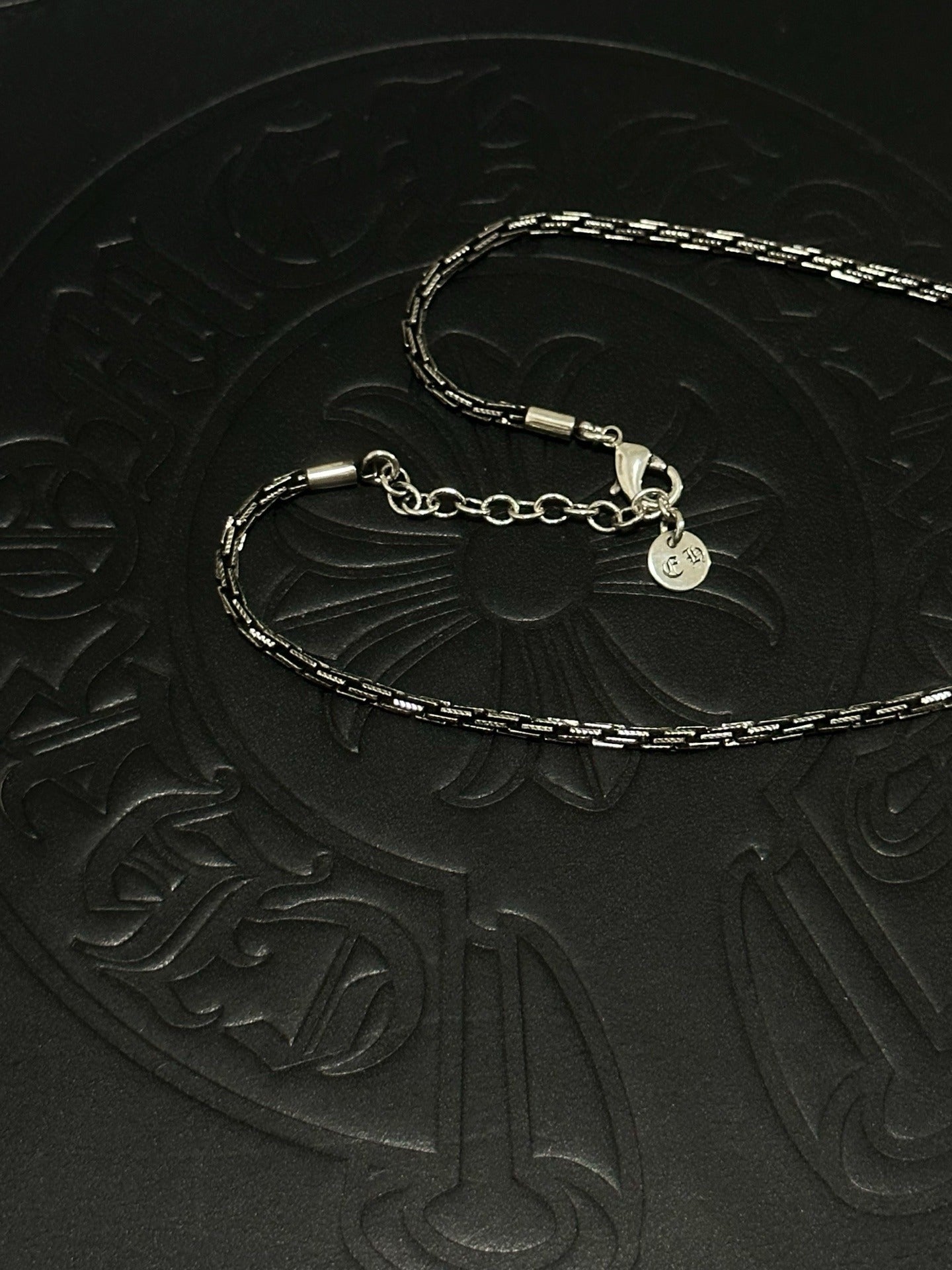 Chrome Hearts Sterling Silver Cross Necklace
