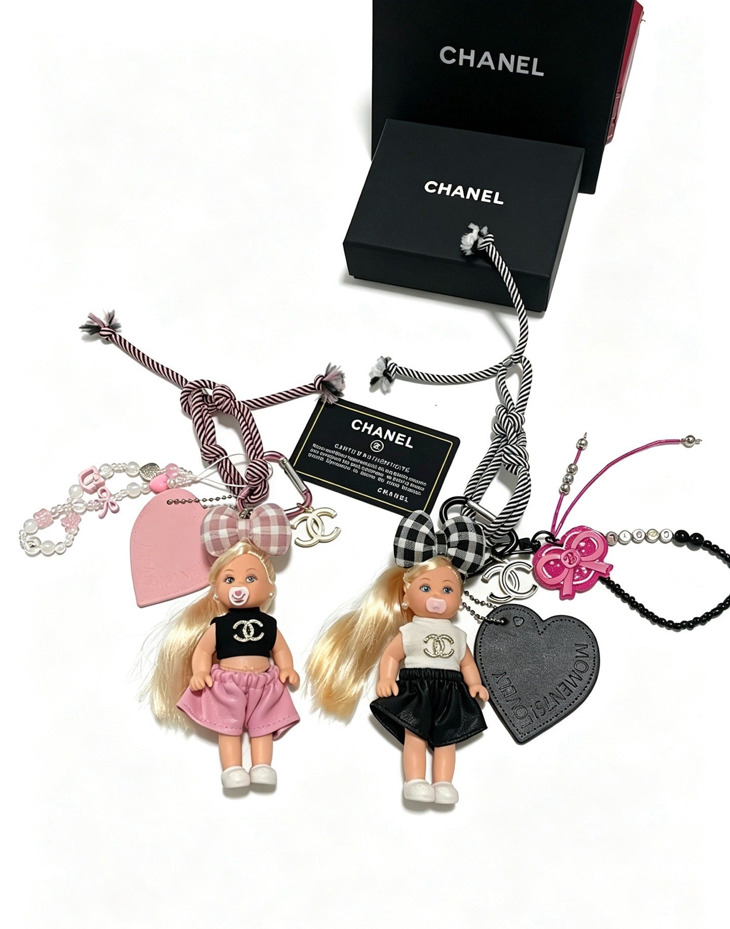 Chanel Vintage-Finish Keychain