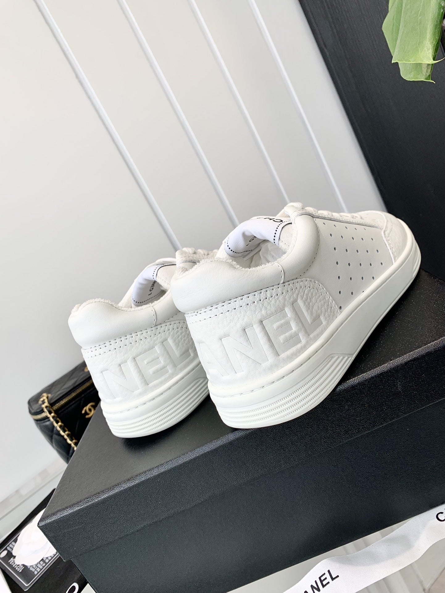 Chanel Logo Sneakers