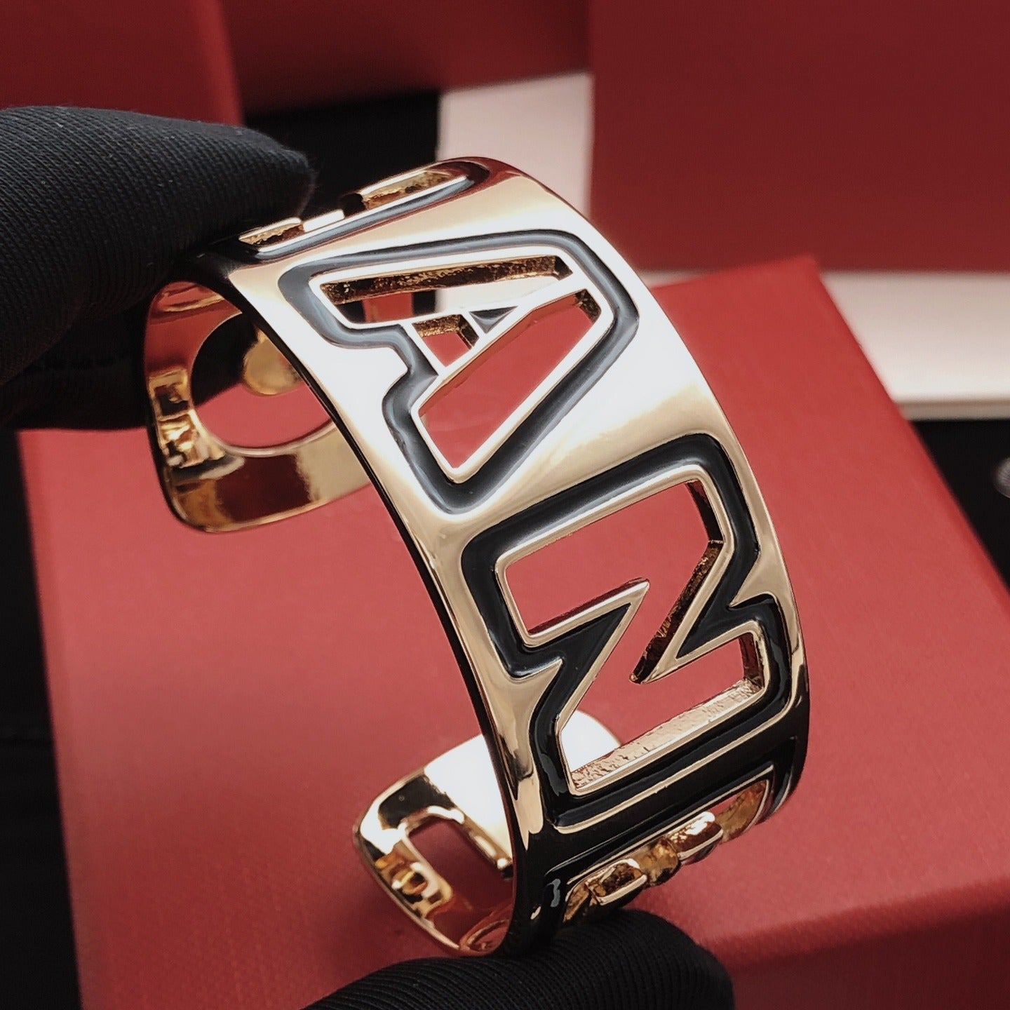 Chanel Brass Openwork Bracelet