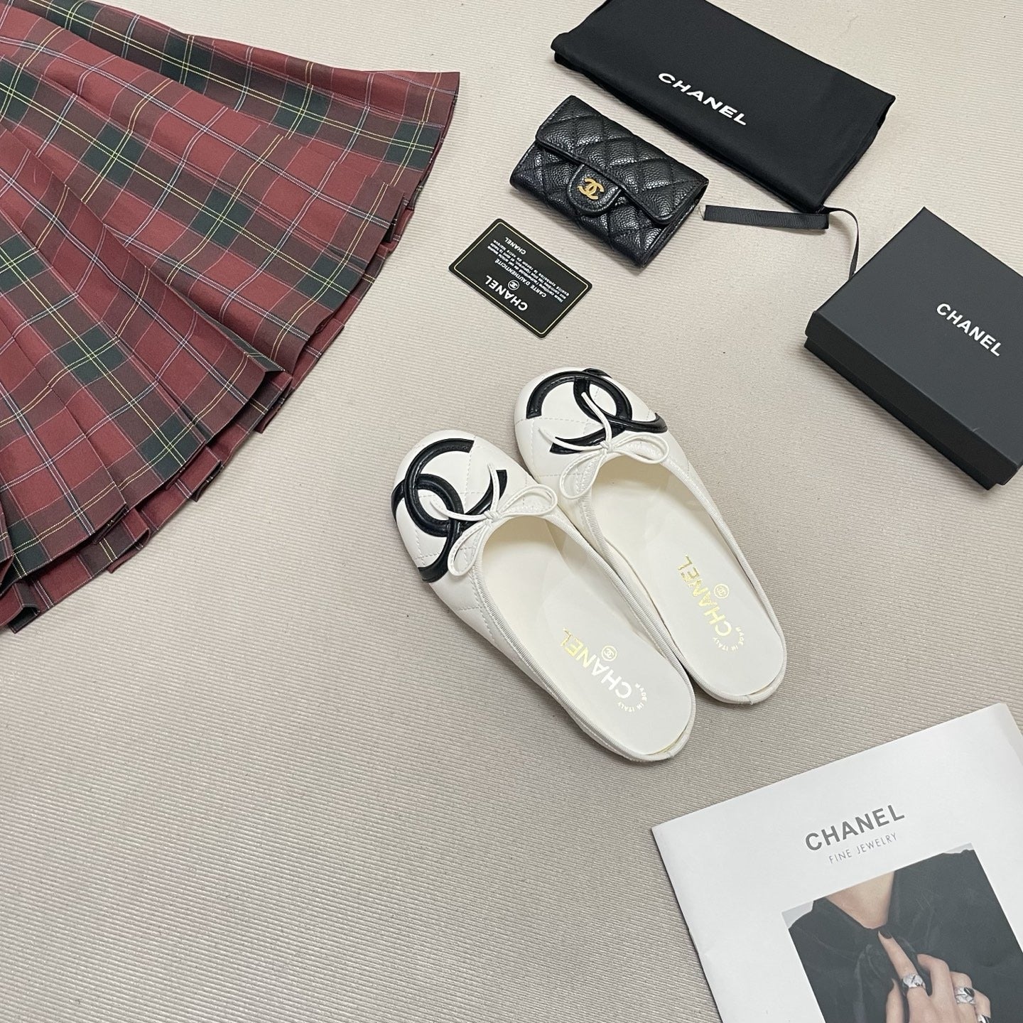 Chanel Leather Ballet Flats