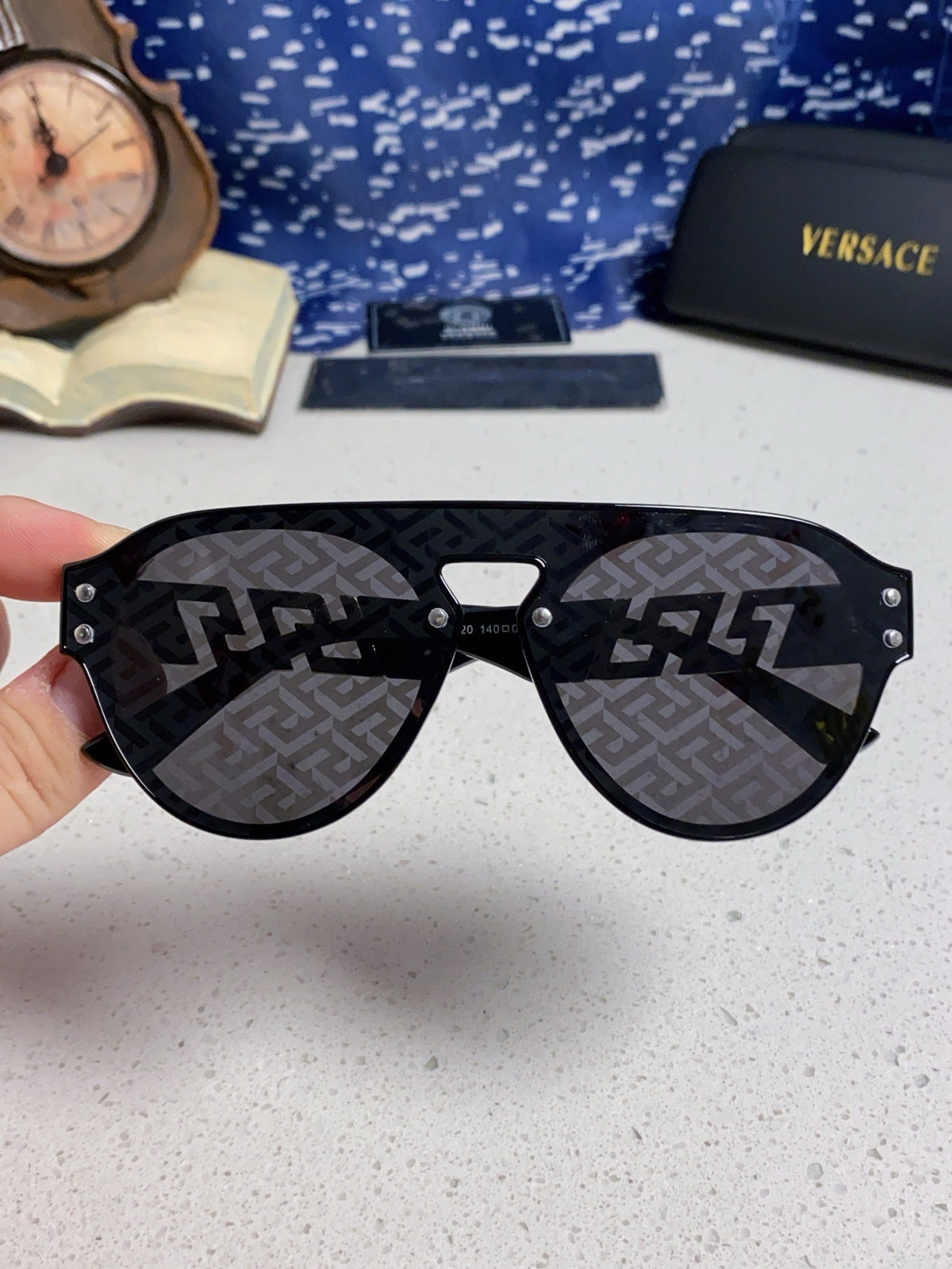 Versace Logo Sunglasses