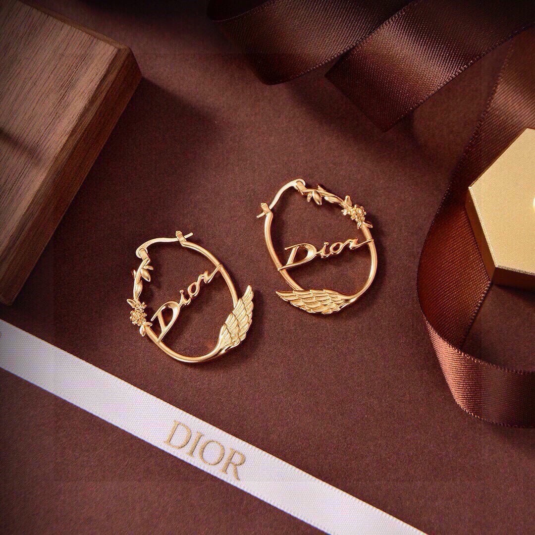 Dior Brass Earrings