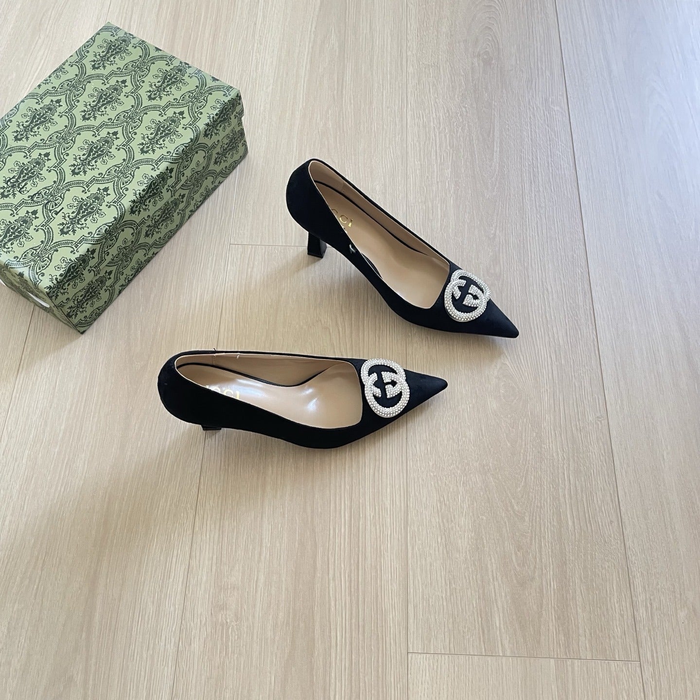 Gucci Crystal Heels