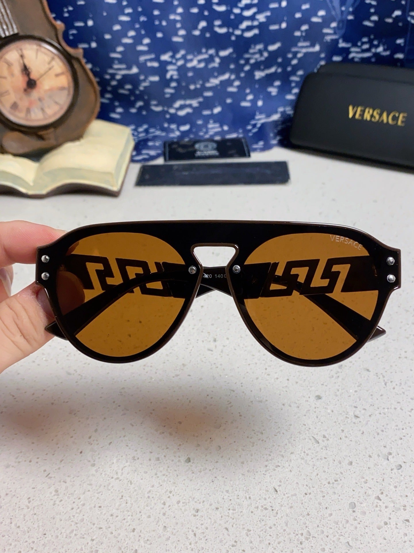 Versace Logo Sunglasses