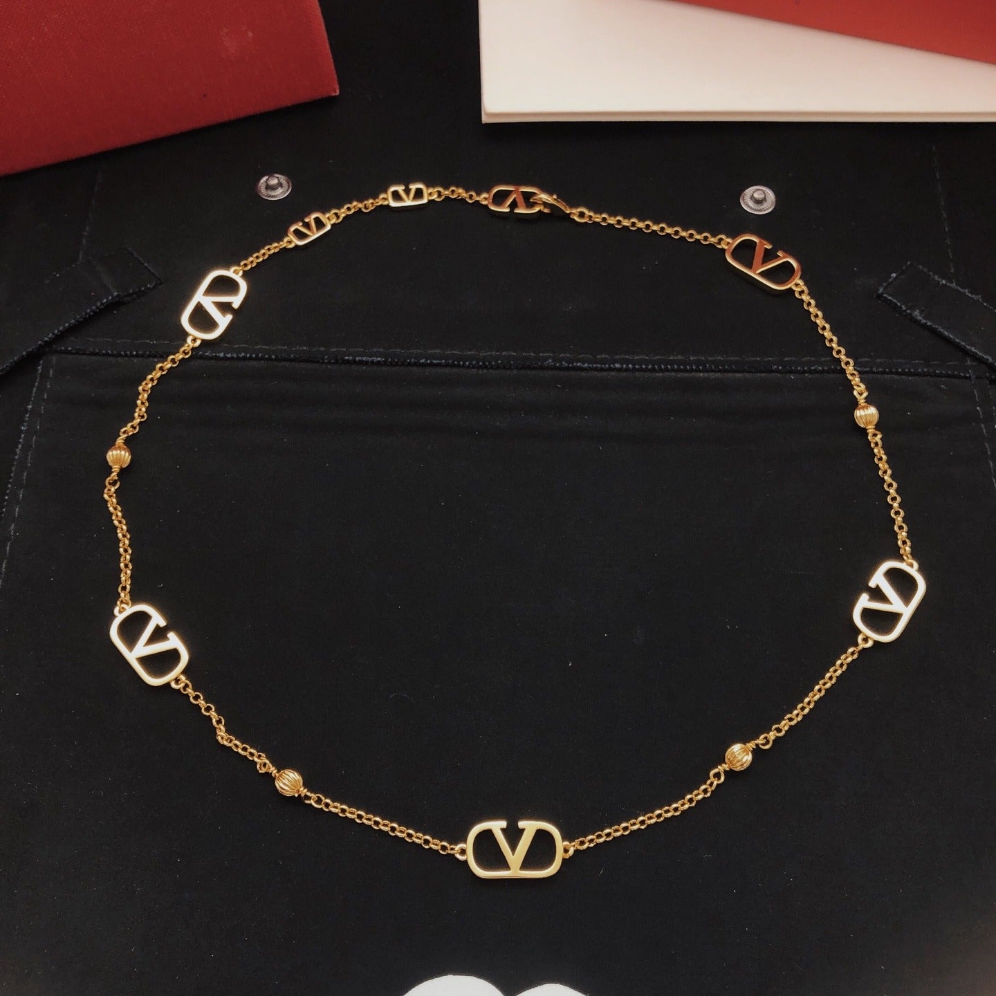 Valentino Brass Necklace