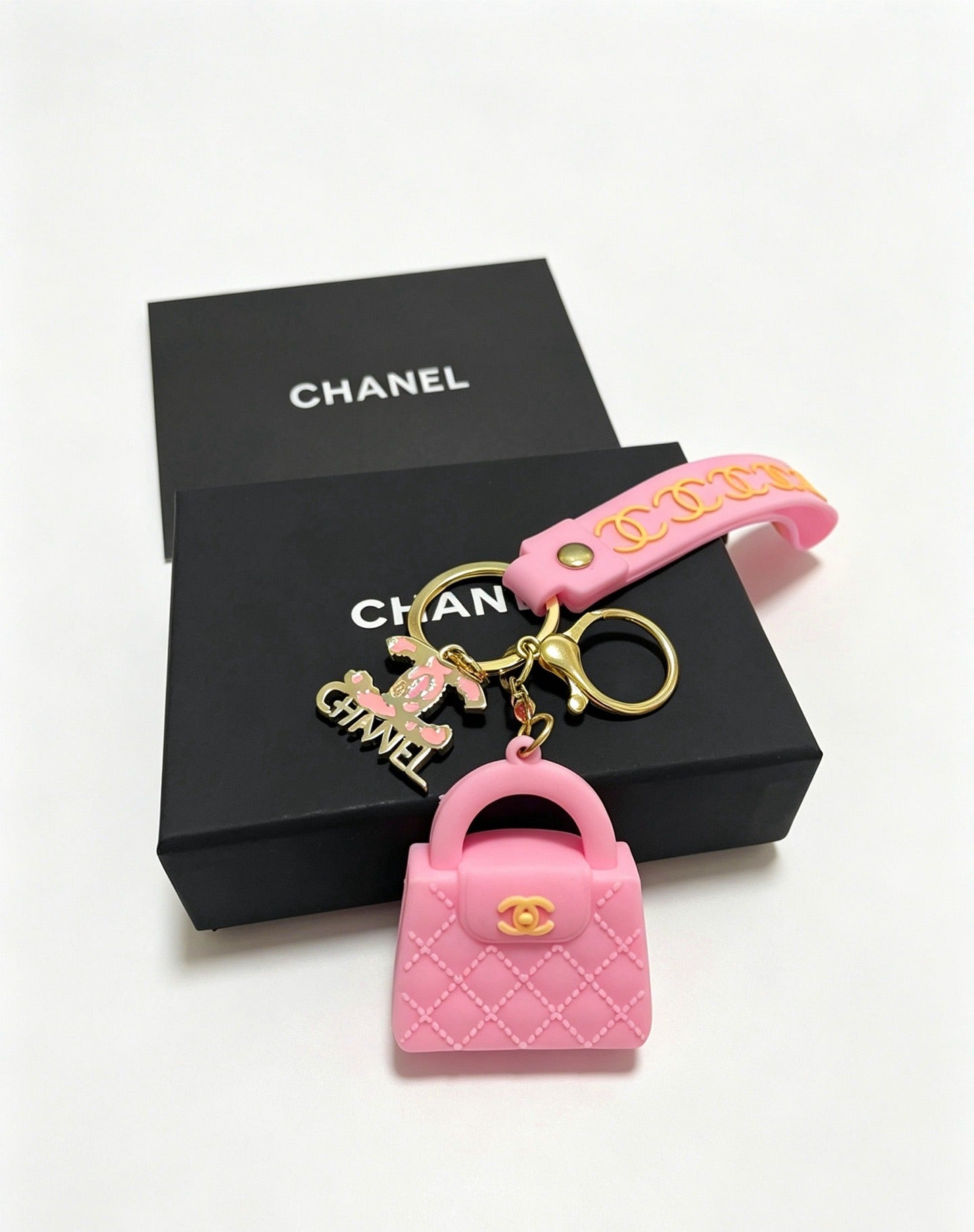Chanel Vintage-Finish Keychain