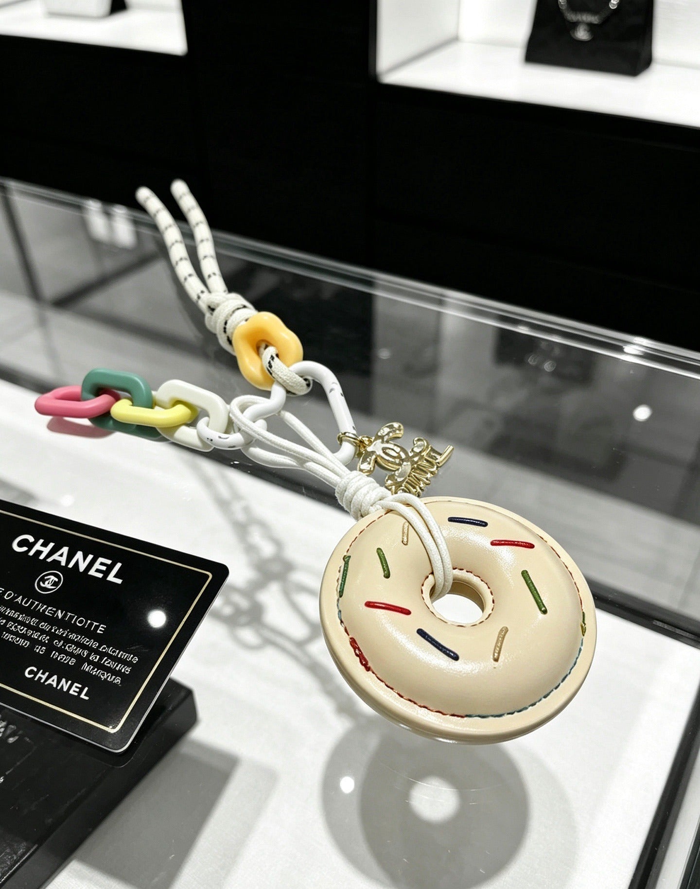 Chanel Vintage-Finish Keychain