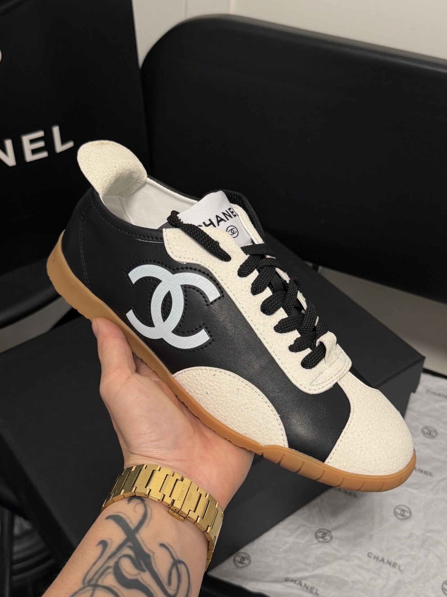 Chanel Leather Sneakers