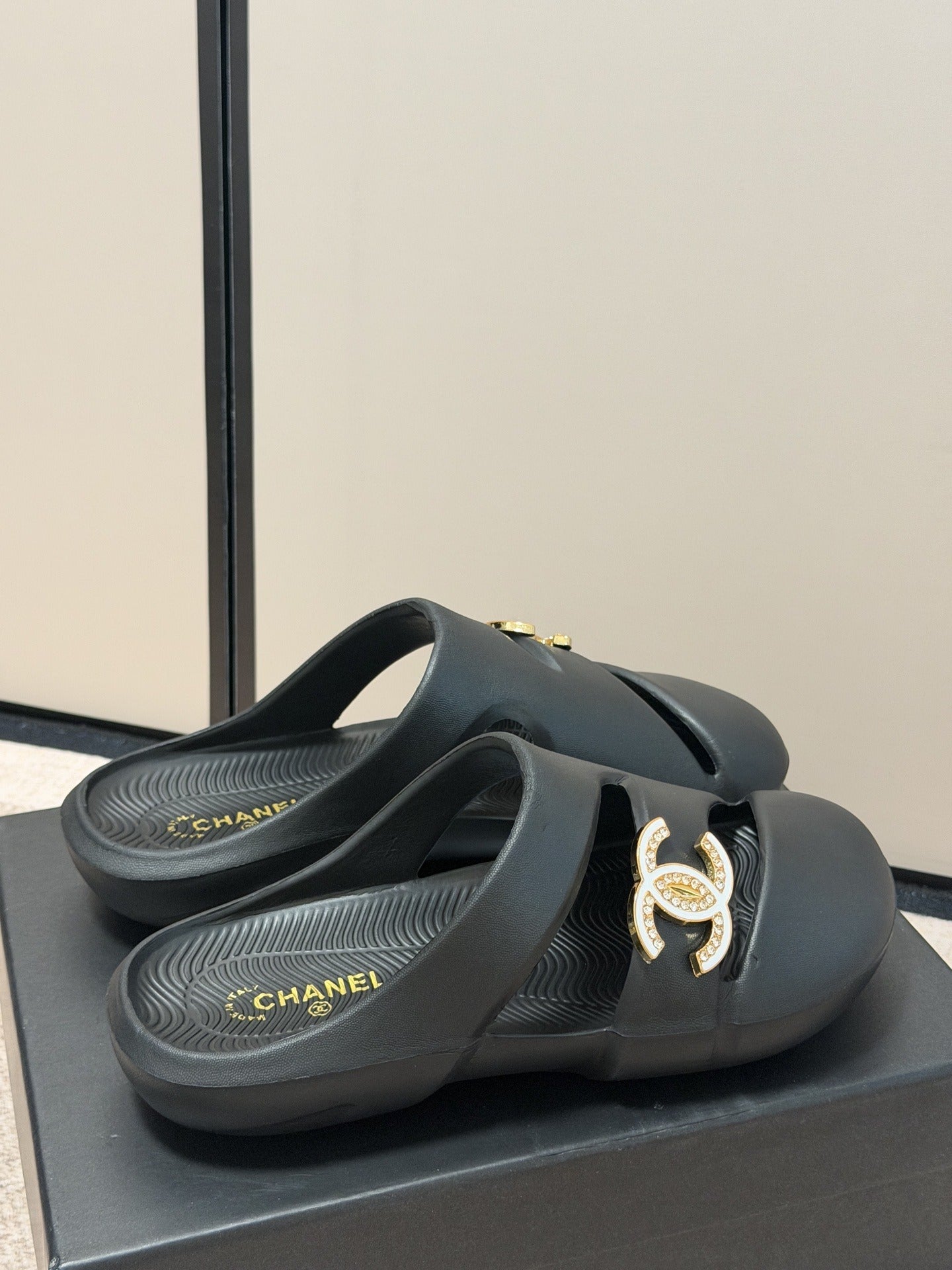 Chanel Vintage-Finish Sandals