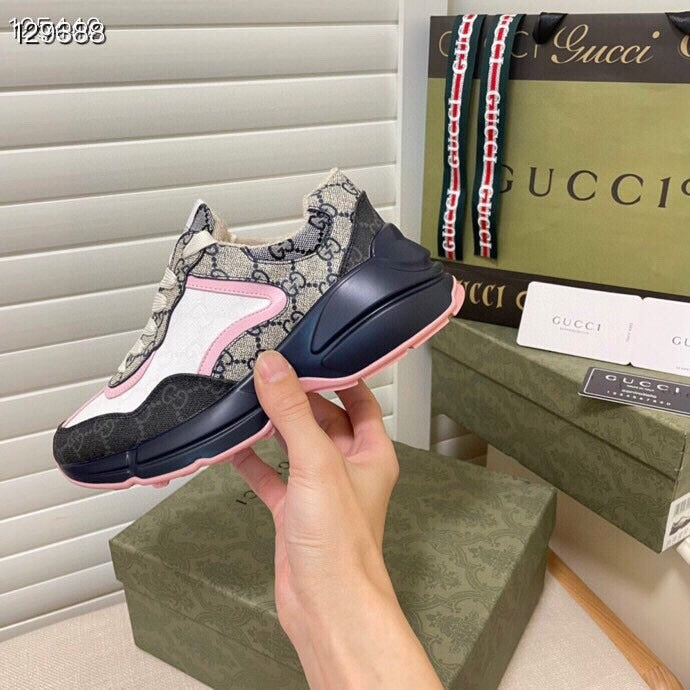 Gucci Calfskin Leather Sneakers