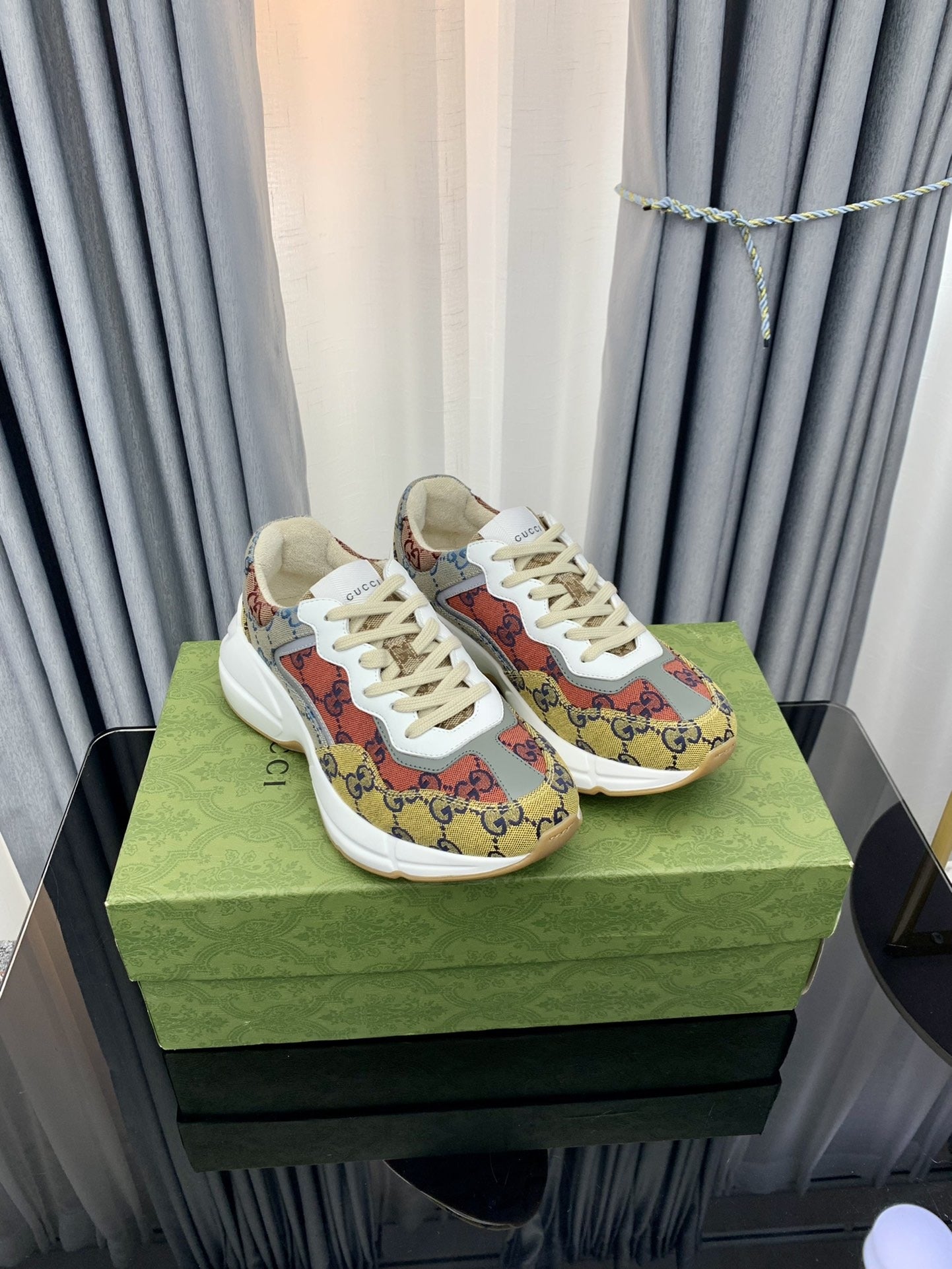 Gucci Lambskin Leather Sneakers