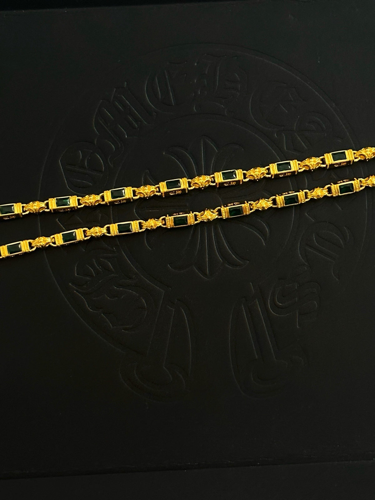 Chrome Hearts Sterling Silver Cross Necklace