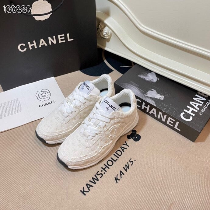 Chanel Leather Logo Shoes
