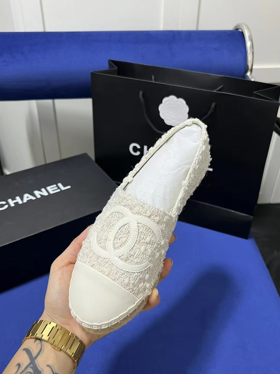 Chanel Canvas Shoes