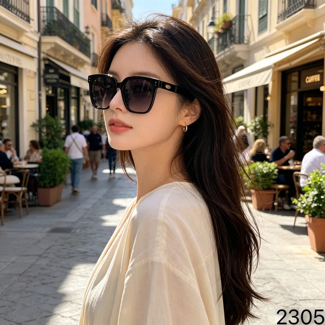 Chanel Vintage-Finish Sunglasses