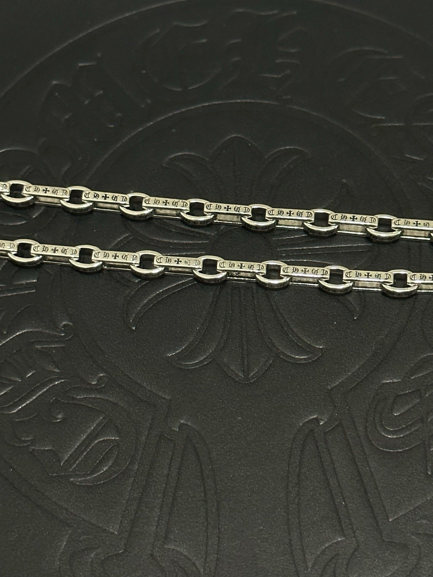 Chrome Hearts Sterling Silver Cross Necklace