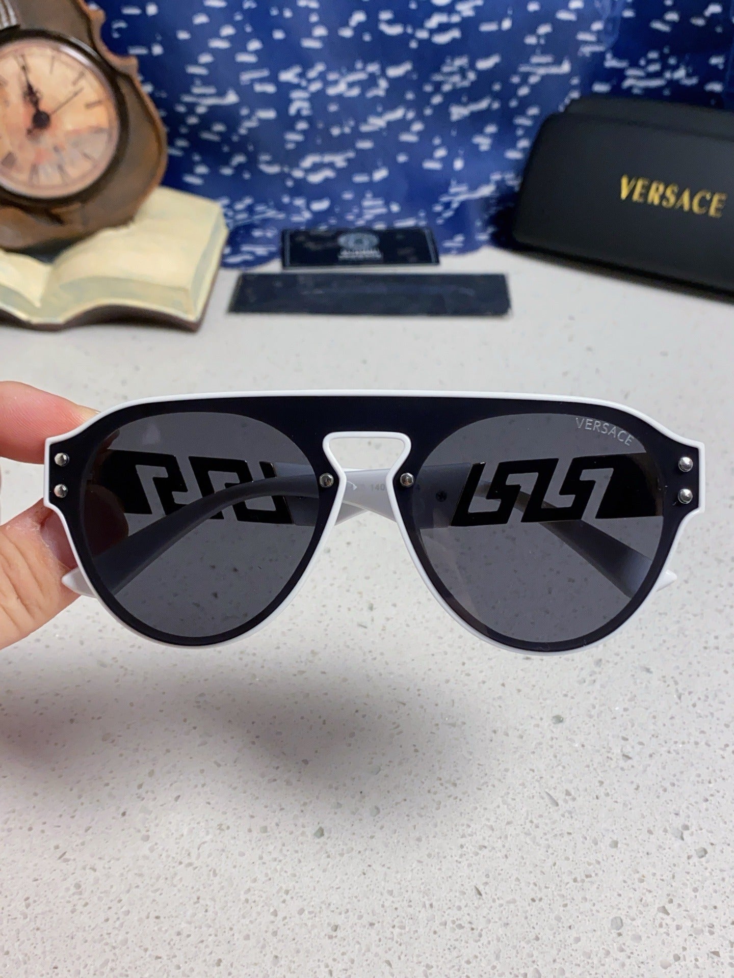 Versace Logo Sunglasses