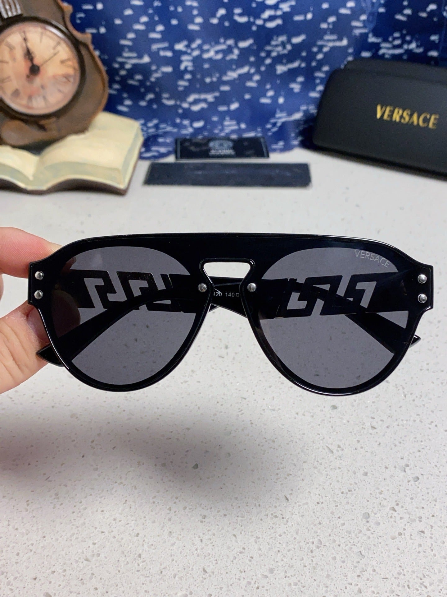 Versace Logo Sunglasses