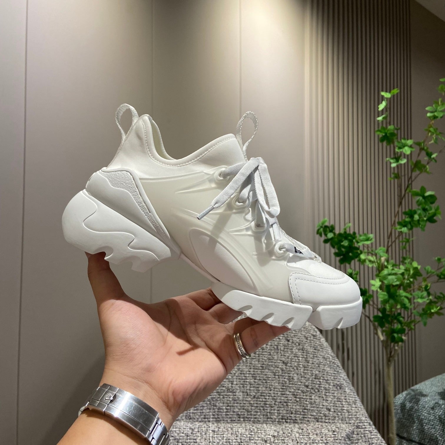 Dior Leather Logo Sneakers