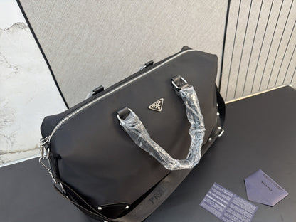 Prada Nylon & Canvas Handbag
