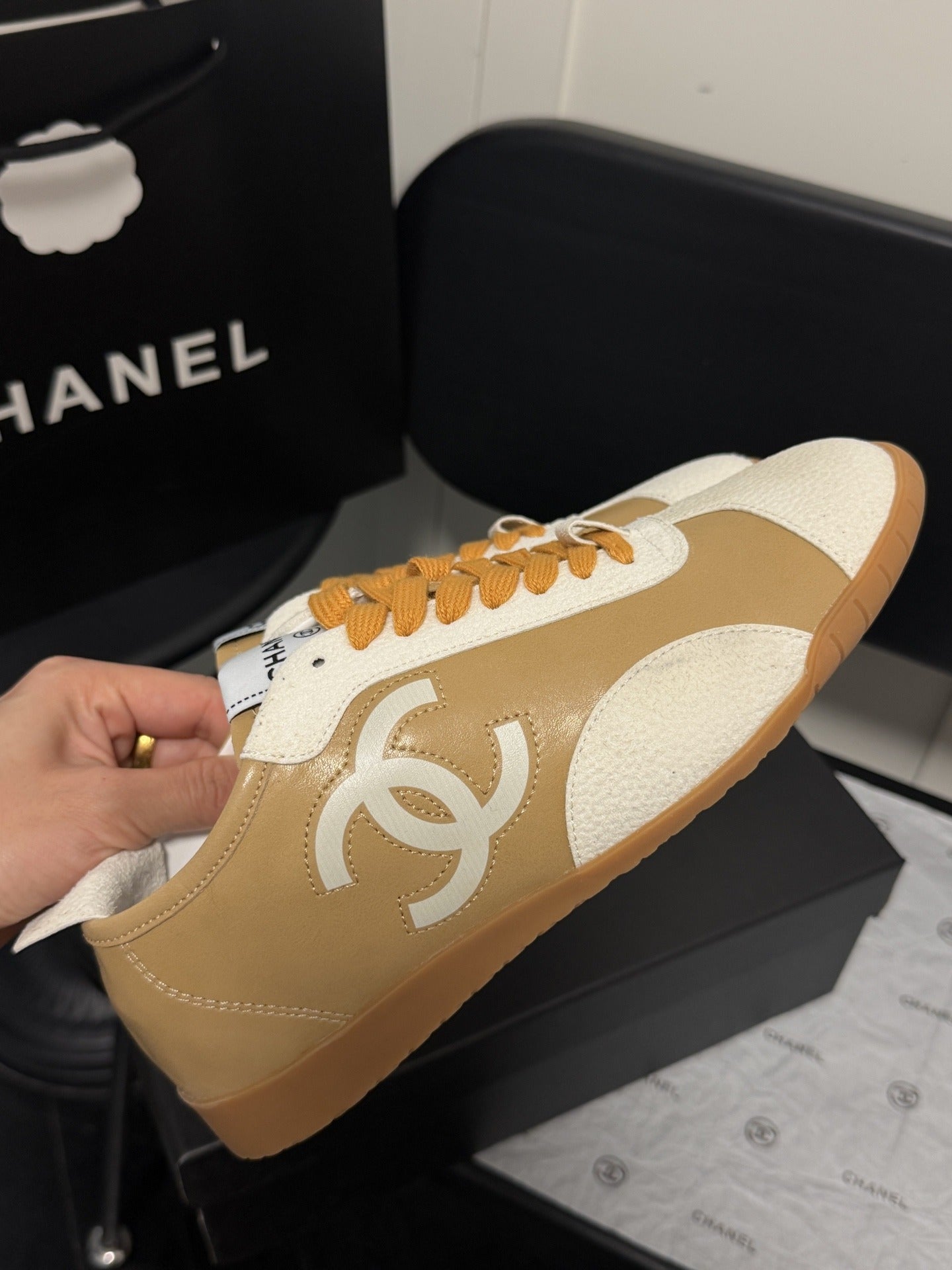 Chanel Leather Sneakers