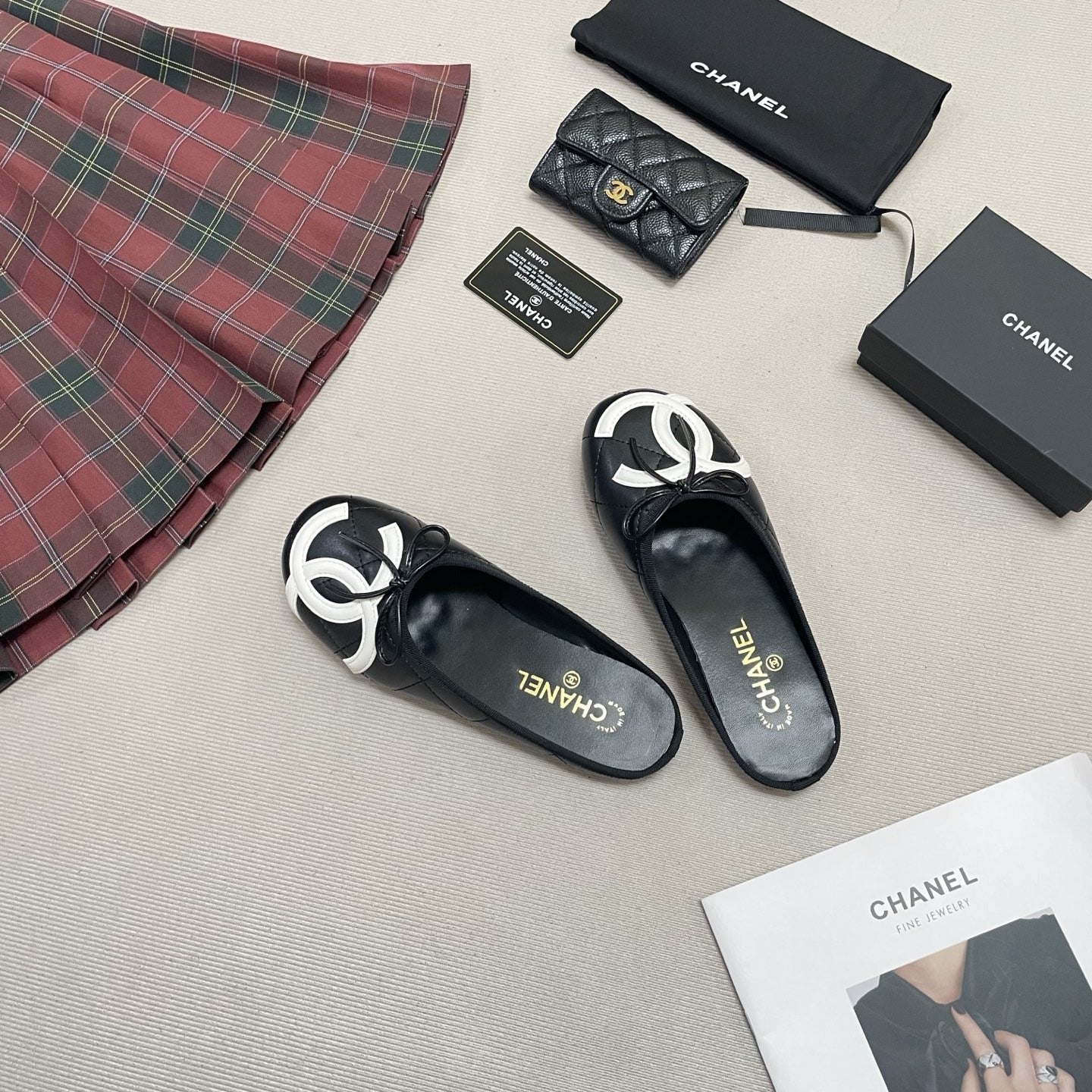 Chanel Leather Ballet Flats
