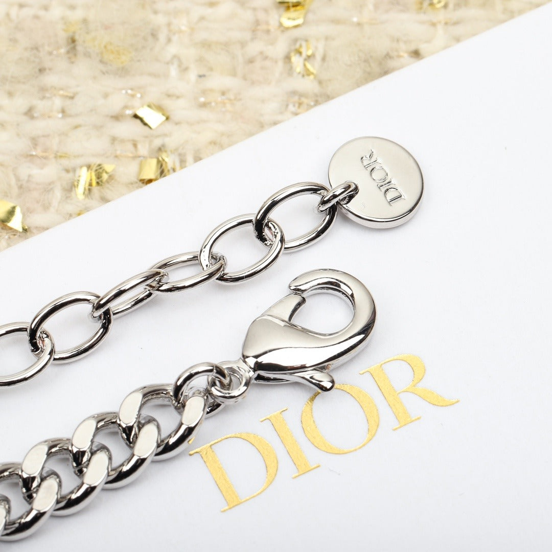Dior Silver Logo Bracelet