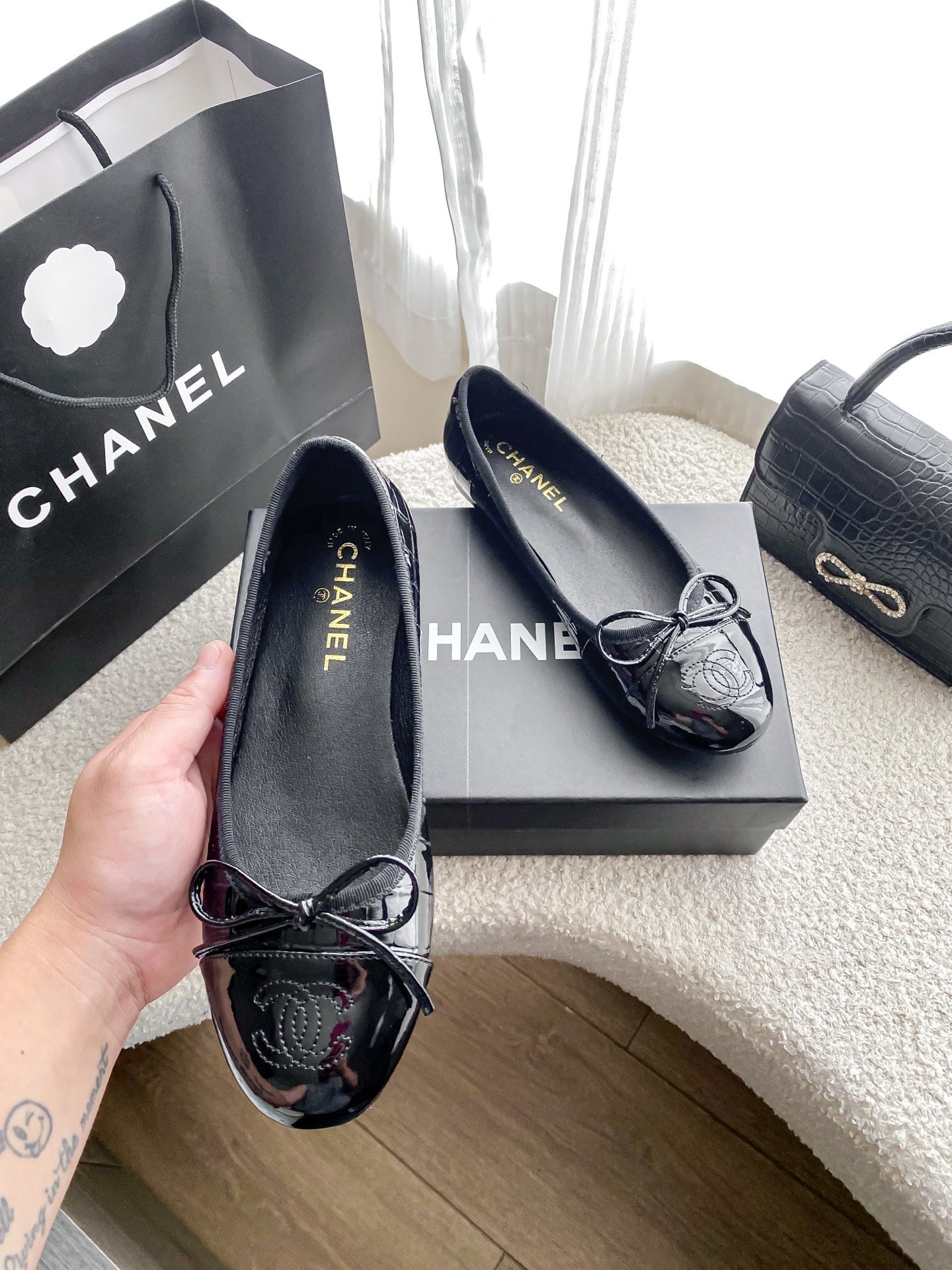 Chanel Bow Shoes