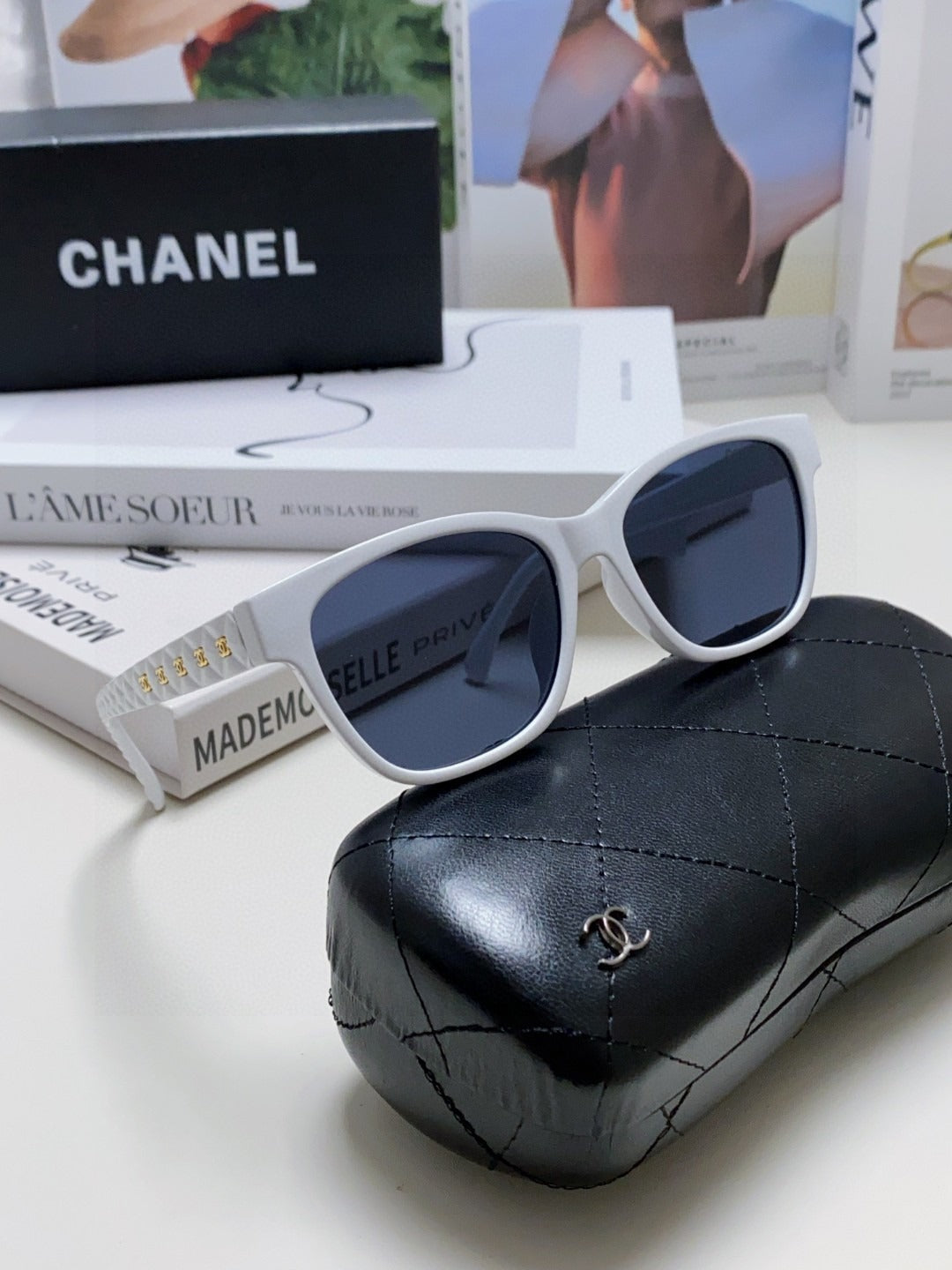 Chanel Logo Sunglasses