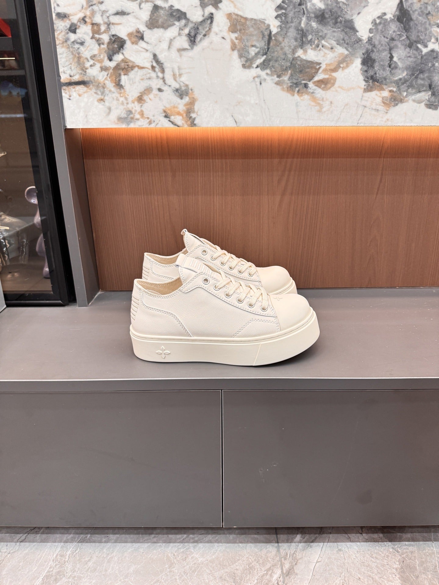 Unbranded Lambskin Leather Printed Shoes
