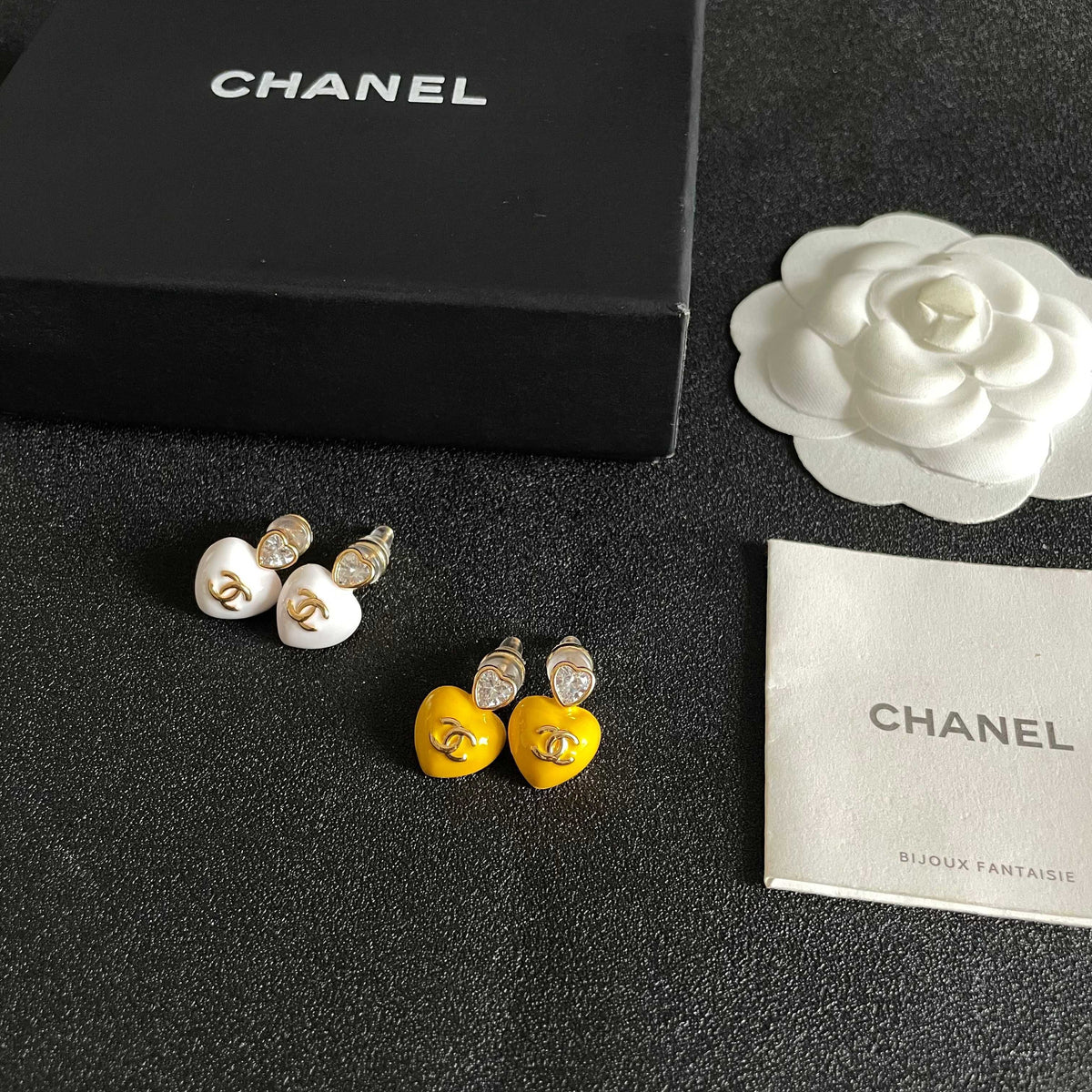 Chanel Logo Earrings