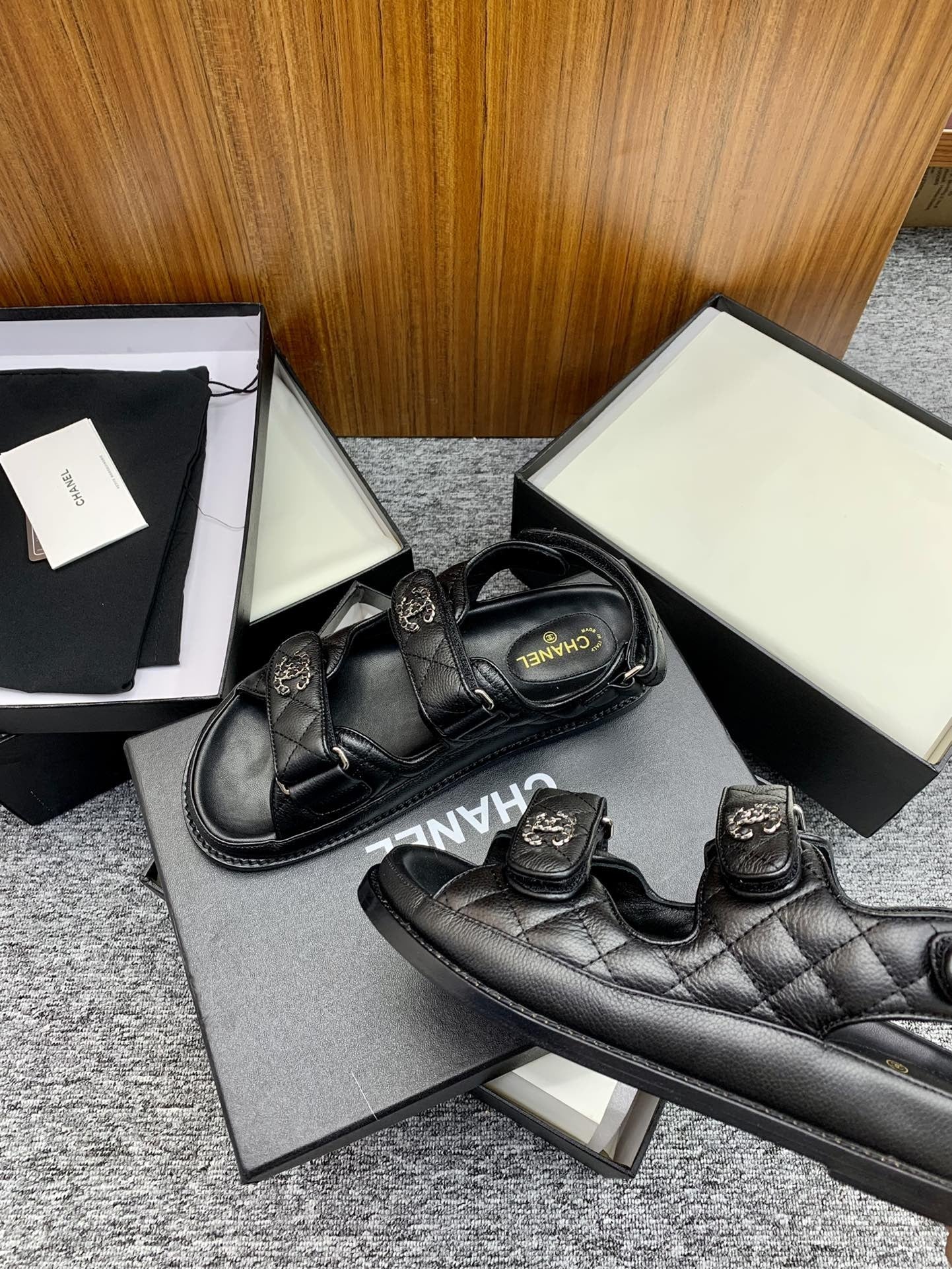 Chanel Lambskin Leather Sandals