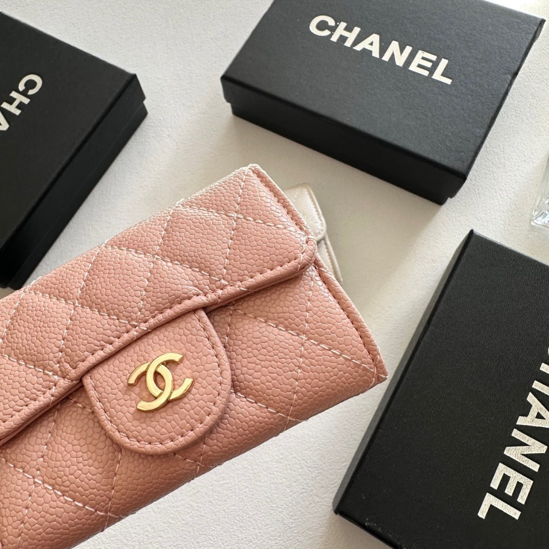 Chanel Lambskin Leather Card Holder