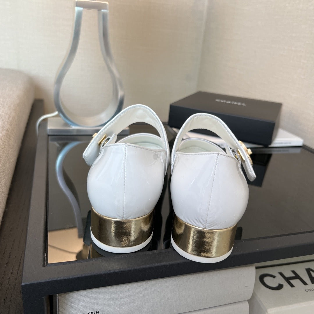 Chanel Lambskin Leather Shoes