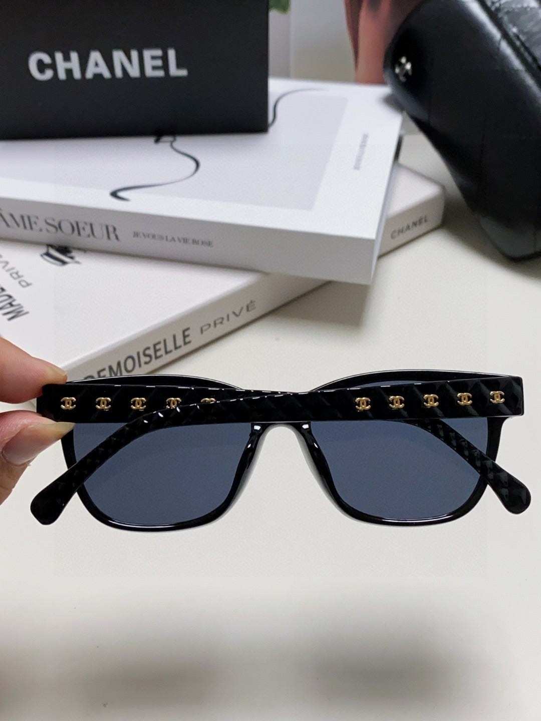 Chanel Logo Sunglasses