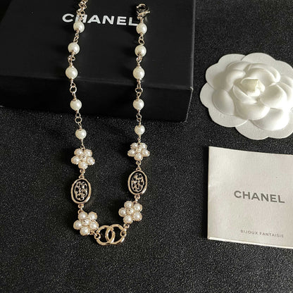 Chanel Logo Necklace