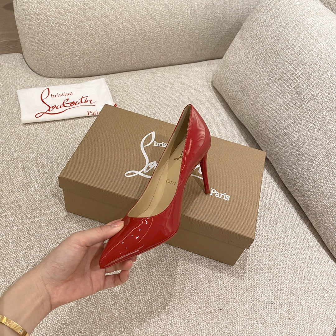 Christian Louboutin Lambskin Leather Heels