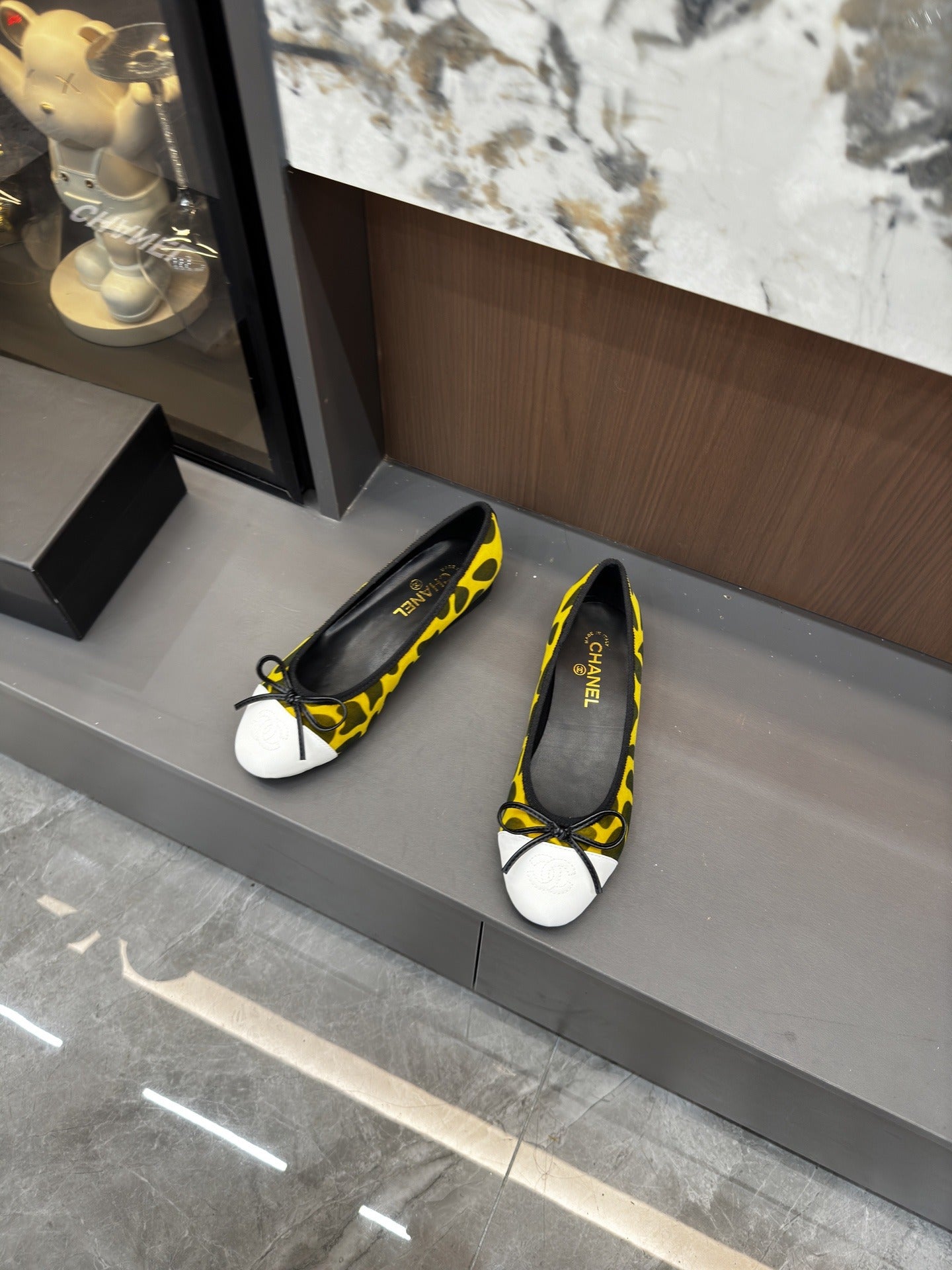 Chanel Lambskin Leather Bow Shoes