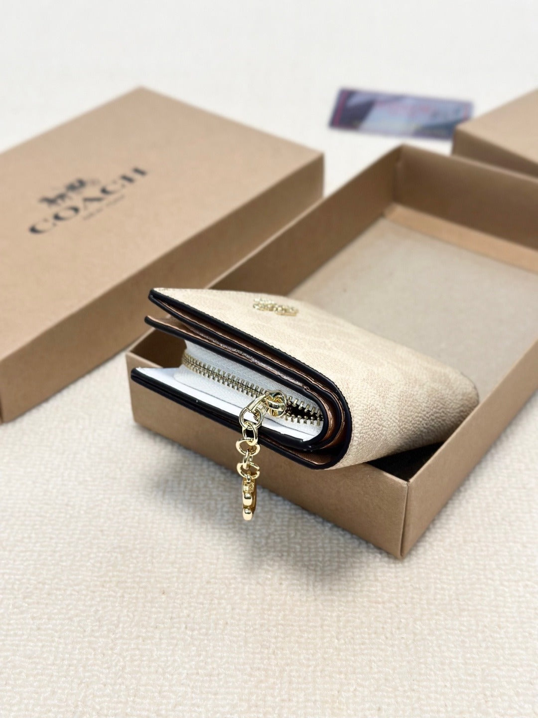 Coach Black Leather Wallet