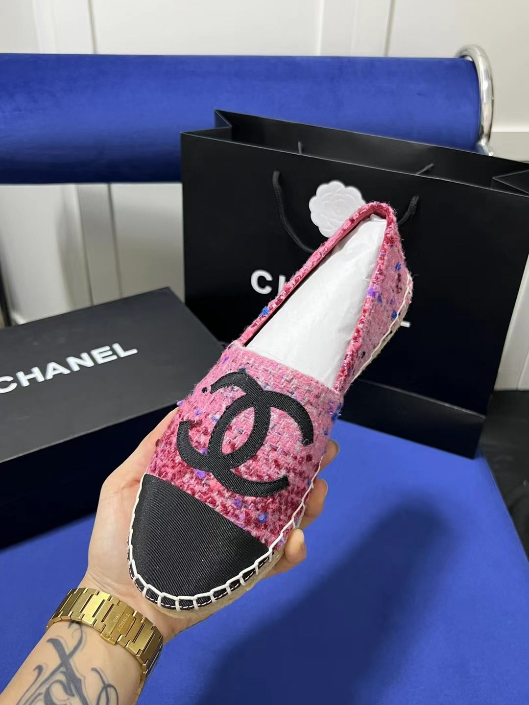 Chanel Canvas Shoes
