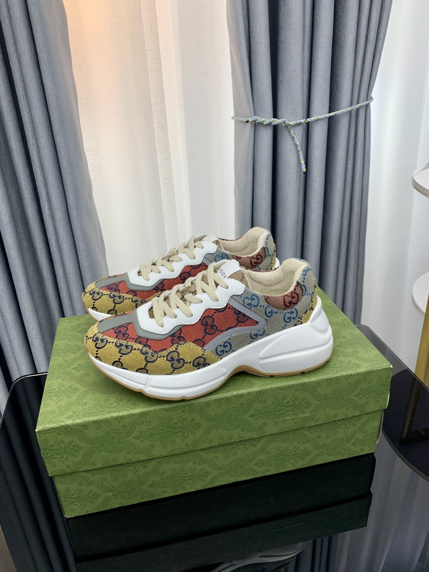 Gucci Lambskin Leather Sneakers