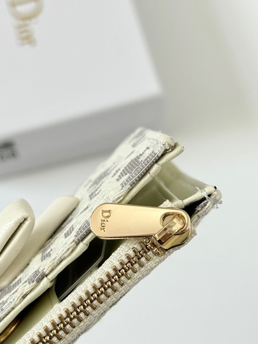 Dior Black Calfskin Leather Wallet