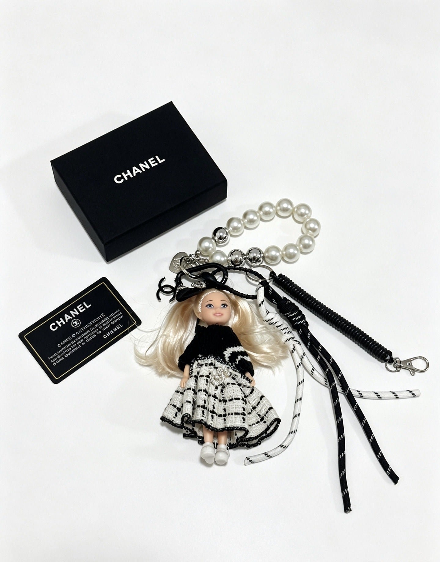 Chanel Vintage-Finish Keychain