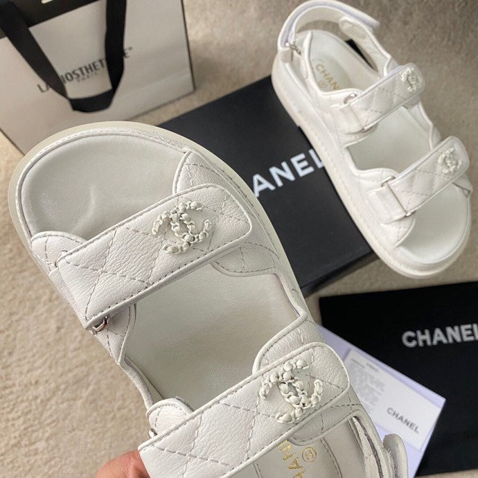 Chanel Lambskin Leather Sandals