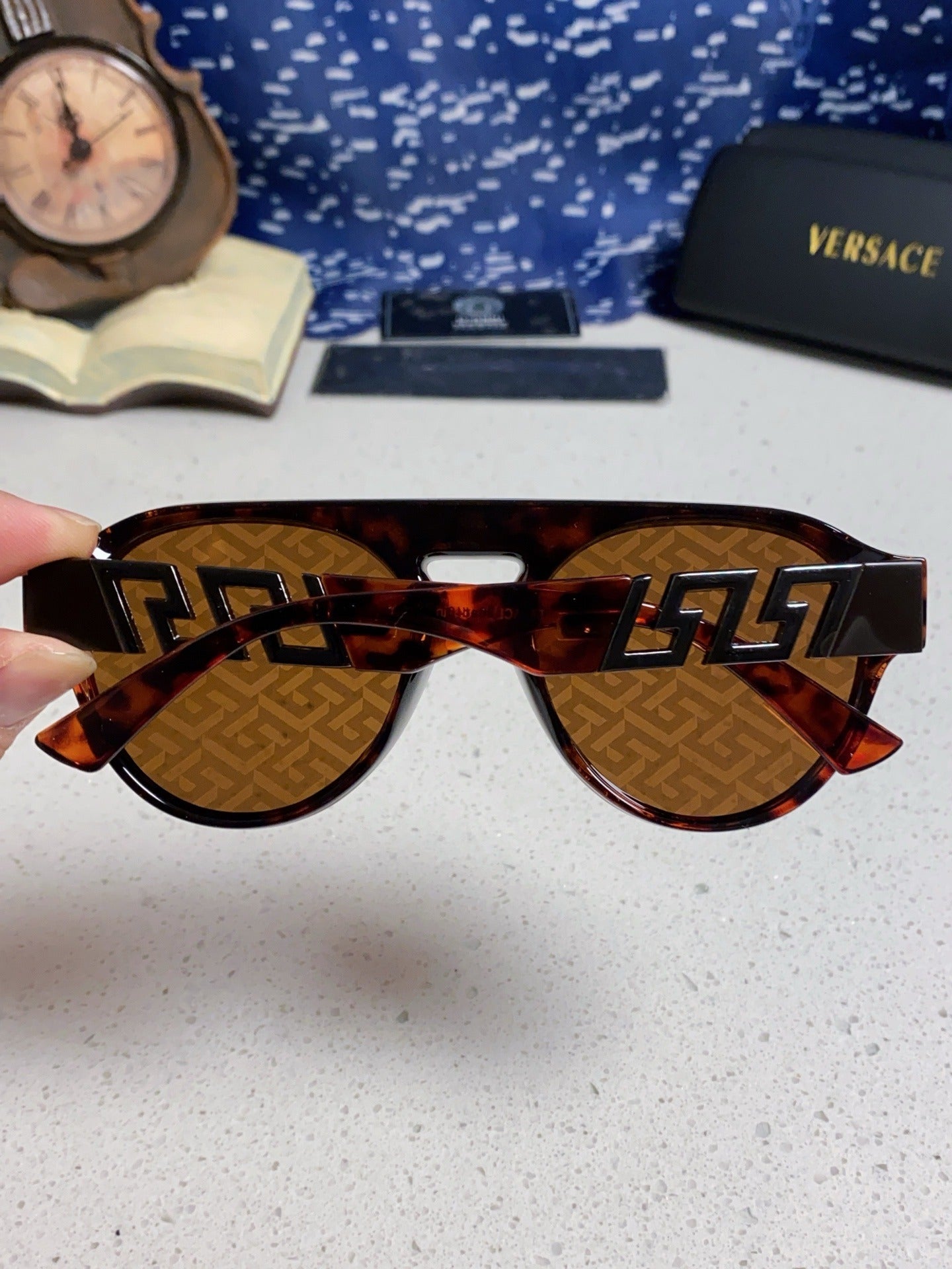 Versace Logo Sunglasses